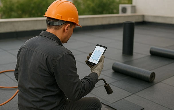 Application de prise de cotes pour étancheurs